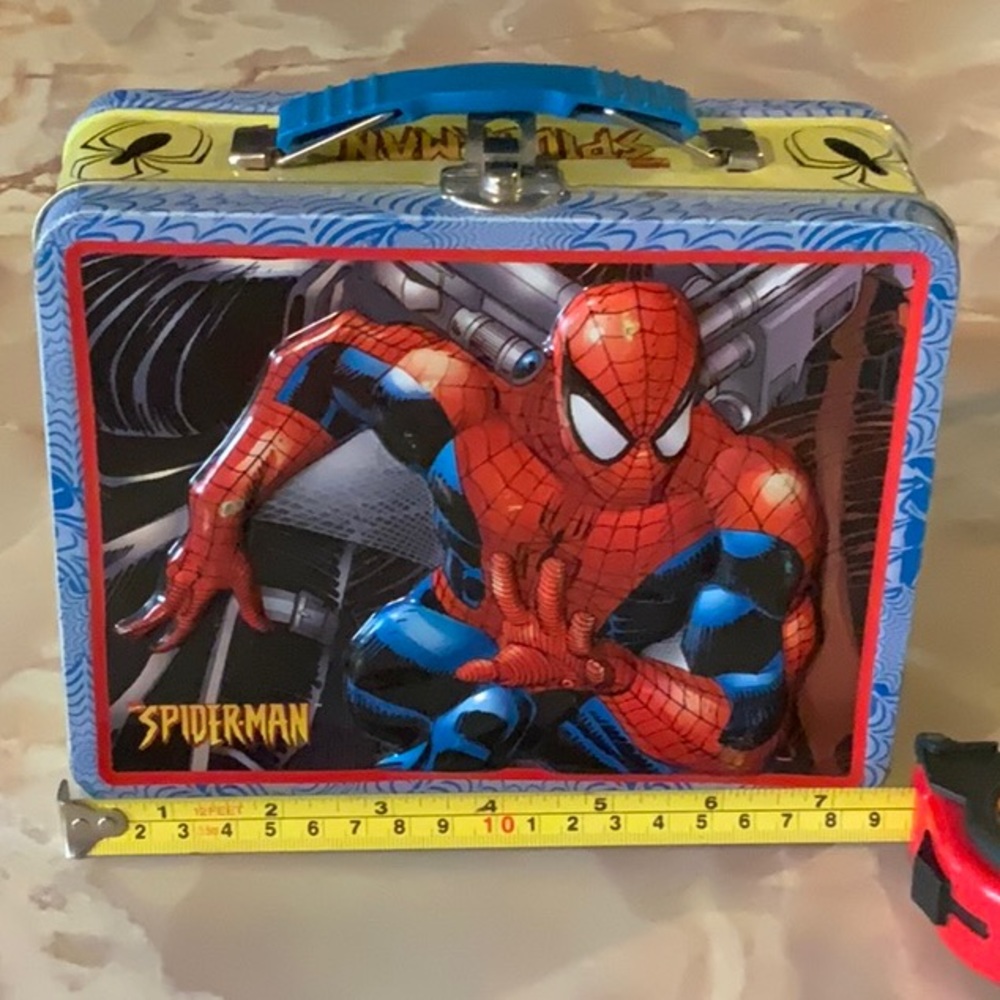 Vintage Mini 3-D Spider-Man Lunchbox